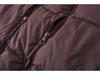 2025 Korean Unisex Casual Warm Stand Collar Short Loose Vest Jacket for Autumn/Winter