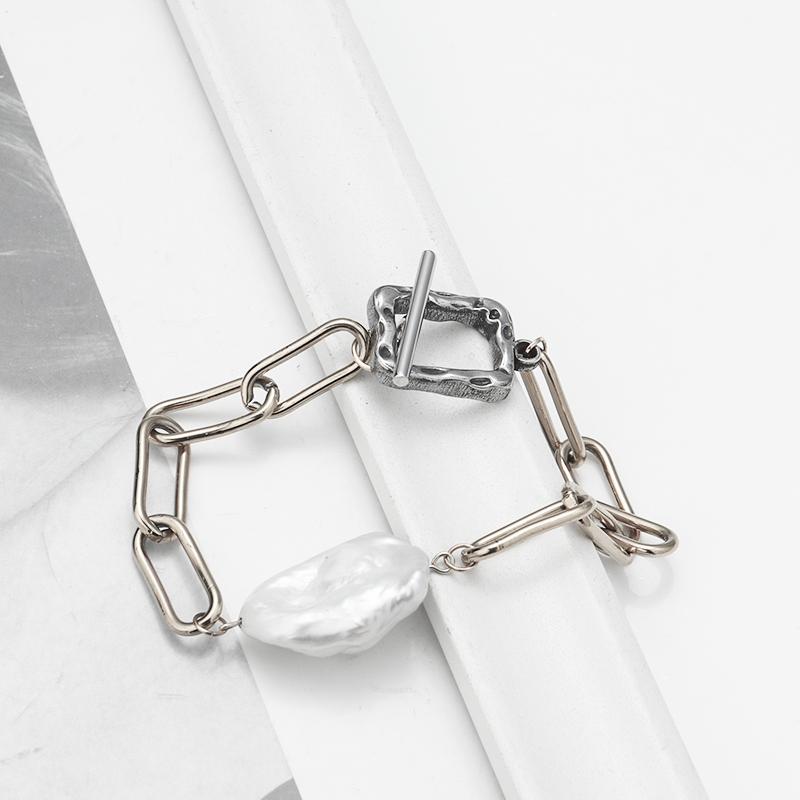 4Sets Stainless Steel OT Clasps Irregular Square Heart Toggle Clasps Connector For DIY Necklace Bracelet Jewelry Making Supplies