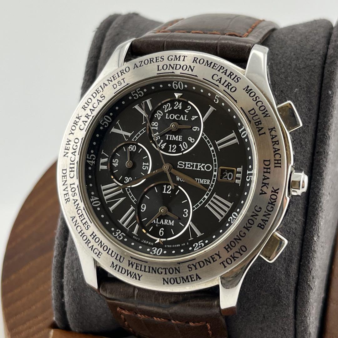

[USED] Rare Seiko World Time Quartz 5T82-0AB0
