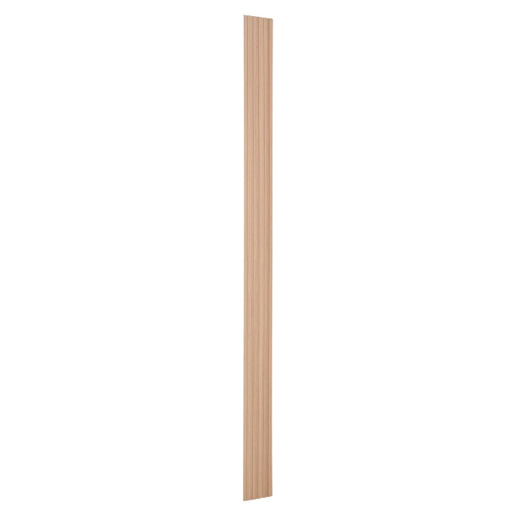 Wood Slat Acoustic Panels 8 PCS 96 X 6 Inch WPC for Modern Wall Ash Wood