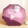 Adorable Ballerina Cat Pink Tutu Print Umbrella - Auto Open/Closed, Outdoor Gear,  Lightweight & Durable 085
