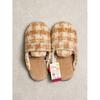 Daiso Check Pattern Clogged Living Room Shoes 230 250 Mm Beige