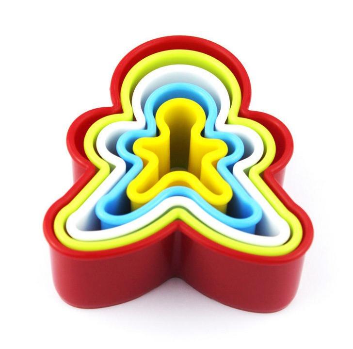 Multi-style plastic Circle Cookie Cutter, Fondant Cake  Biscuit Cutter Mold  Tools Set Decorating For  Kitchen (Colors May Vary)