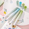 4Pcs/set Macaron Highlighters Color Gradient Highlighter Pens Kawaii Stationery Students Marker Pen Cute School Office Supplies