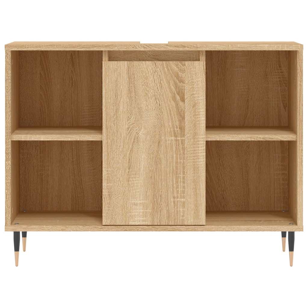 Bathroom Cabinet Sonoma Oak 80 x 33 x 60 cm Particleboard