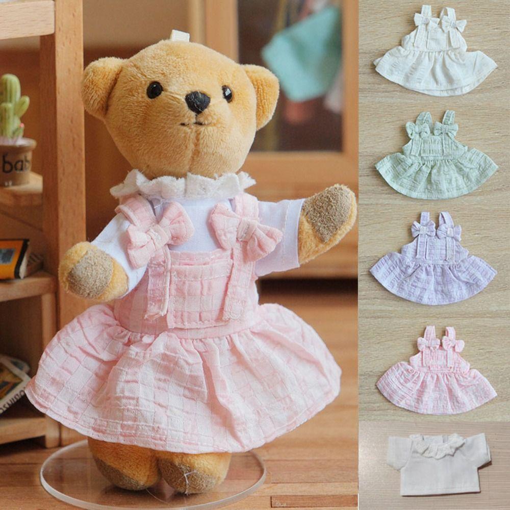 

Accessories Doll Lovely Clothes Plush Dolls Clothes For 10cm Cotton Doll/for Idol Dolls White-Shirt 1