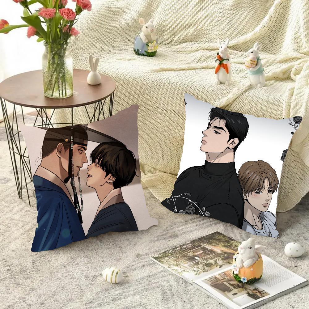 J-Jinx B-BL Comics Pillow Case Square Pillow Bedroom Sofa Leisure Comfort Cushion Car Living Room Home Decoration 40X40