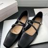 Single Shoe Women's 2025 New Super Foreign Comfortable and Versatile with Skirt One Pedal Soft Sole Square Head Mary Jane Women's Shoes