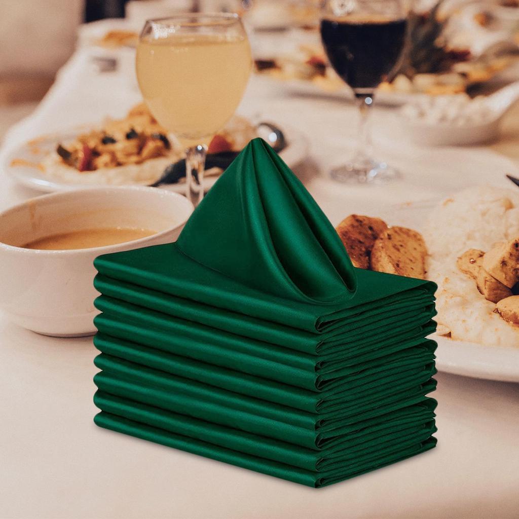 10x Weddings Party Napkins Portable Elegant for Events Banquets Weddings 
