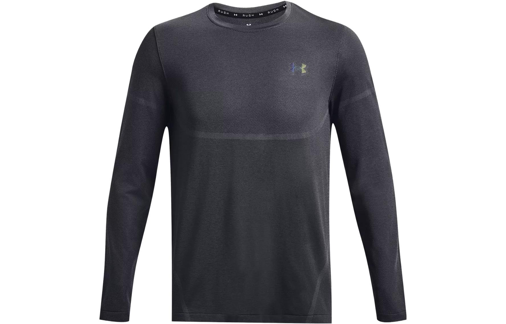 Under Armour RUSH T Shirt Men s Peach Gray 1379282-012 S