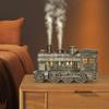 300ML Vintage Steam Train Essential Oil Diffuser with 2-Color LED Light Cool Mist Humidifier with Remote Control Air Humidifier