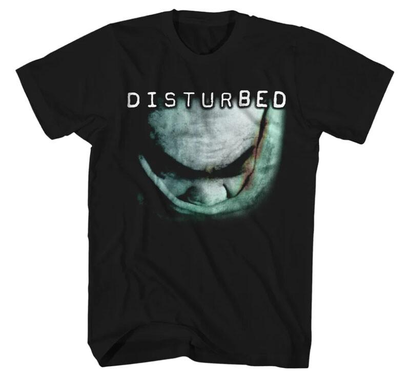 New Authentic Disturbed Down With The Sickness Album Heavy Metal Band TShirt Unisex T-Shirt L