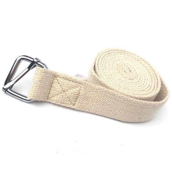 Durable Pure Cotton Buckle Exercise Gym Fitness Tool Yoga Strap Stretching Belt
