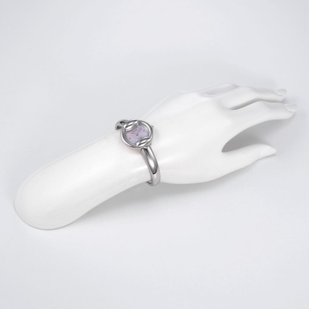 Gucci 1400 Black Plain Box No Original Authentic Pink Pearl Stainless Steel Quartz Swiss YA014513 Outlet, Included, Box, Warranty, Movement, 26.5mm,