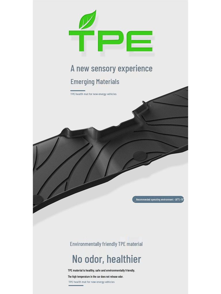 TPE Floor, Trunk, and Seat Back Mats for 2023 Ji Yue 01 Car