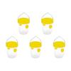 1-10pcs Insect Hornet Hanging Trap Reusable Non-toxic Pest Control Cather Yellow Fruitfly Trap For Home Farm Garden Supplies