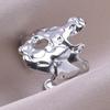 No Fade Silver Color Korean Adjustable Rings For Women Men Accessories Heart Bat Moon Sun Star Stainless Steel Ring Y2k Jewelry