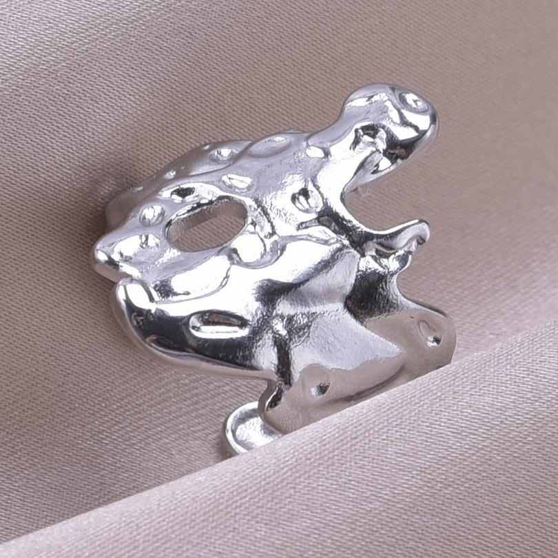 No Fade Silver Color Korean Adjustable Rings For Women Men Accessories Heart Bat Moon Sun Star Stainless Steel Ring Y2k Jewelry