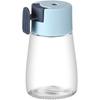 Measuring Salt and Pepper Shakers Precise Quantitative Ration Spice Dispenser Air-Tight Clear Glass Seasoning Bottle for Kitchen