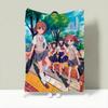 Anime A-A Certain Scientific Railgun Throw Lightweight 240g Flannel Blanket Soft Skin-friendly for Summer Cooling