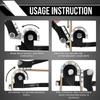 Precisions Angled Pipe Bender 1/4" 5/16" 3/8" 180 Degree For Accurate Conduit Shaping In Electrical And Plumbing Job