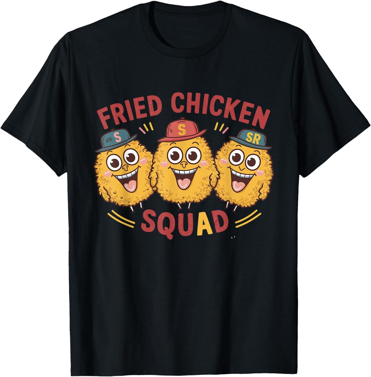 Fried Chicken Squad Stuff Fried Fast Food Fried Chicken T-Shirt S