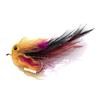6,5cm/0,6G Fly Fishing Lure High Carbon Steel Sharp Hook Ρεαλιστική τρίχα ελαφιού Πολύχρωμο πουλί τεχνητό δόλωμα ψαρέματος Προμήθειες για υπαίθριο ψάρεμα