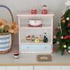 Ins Wooden Display Double-layer Desktop Storage Cabinet Doll Storage Box Multi-function Perfume Cosmetics Ornaments Storage Rack