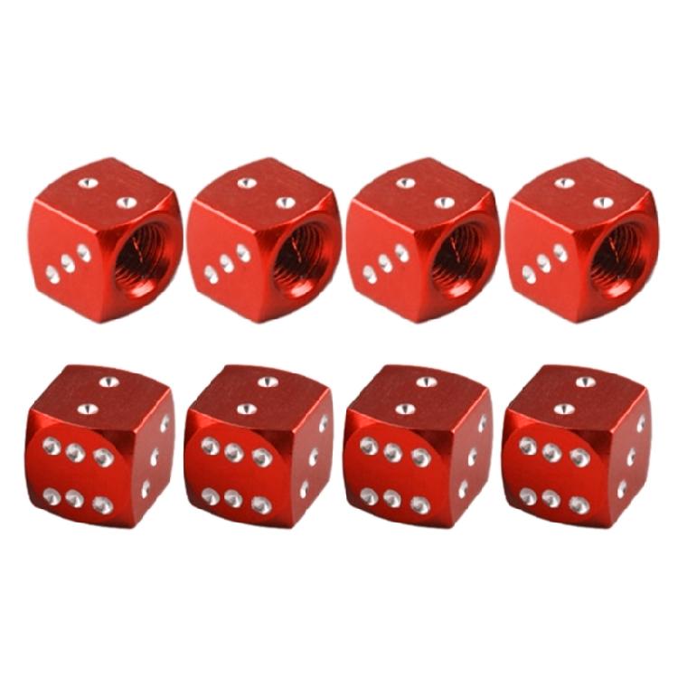 Tire Stem Valves Caps Universal Stem Covers for Car Motorcycle Aluminum Dices Caps