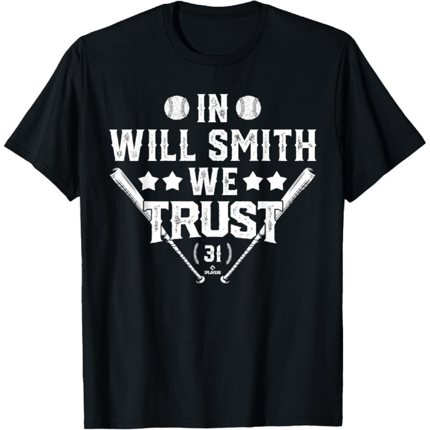 

We Trust in Will Smith Kansas City Baseball MLBPA T-Shirt XXXXXL чорний