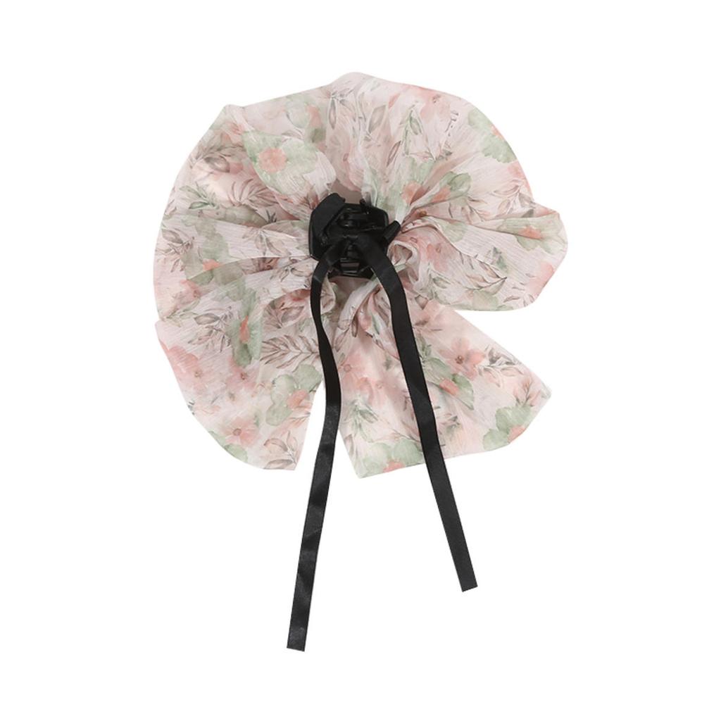 Elegant Women Bow Hair Claw Bowknot Clips Stain Barrettes Hairpin Women Ponytail Horsetail Clip Hair Bands Accessories