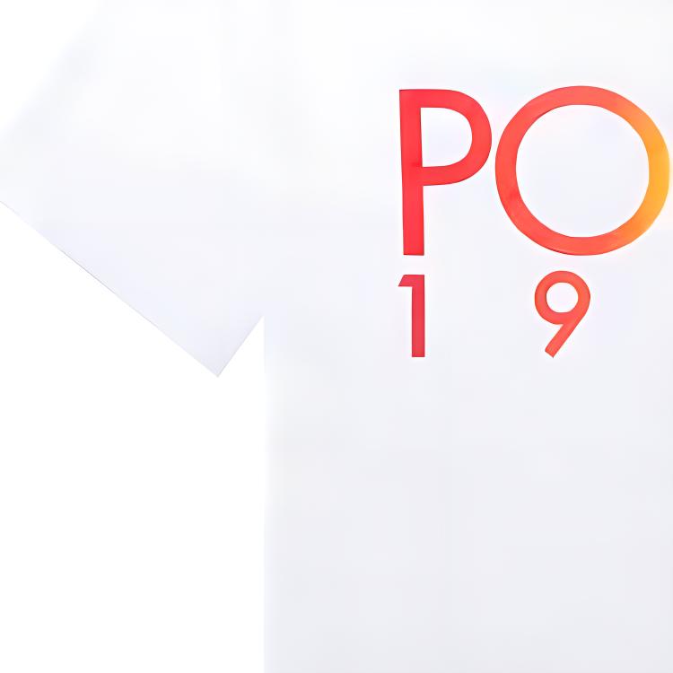 Polo Ralph Lauren Letter Logo Printed Crew Neck Casual Short Sleeve T-Shirt Men Tops White 710803496-002