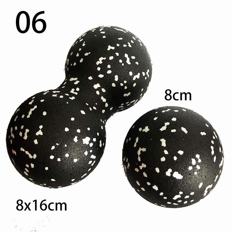 1/2PC Body Fascia Lightweight Lacrosse Myofascia Ball Peanut Massage Ball Lightweight Fitness