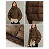 New Women's Winter Short Cotton Jacket with Korean Design Sense, Loose Cotton Jacket, Small and Thick Jacket
