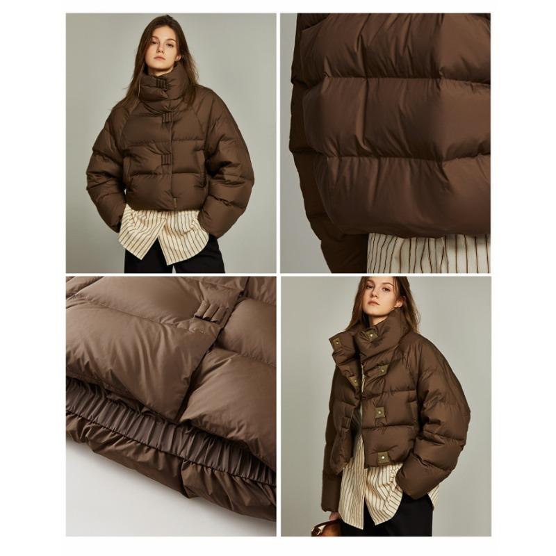 New Women's Winter Short Cotton Jacket with Korean Design Sense, Loose Cotton Jacket, Small and Thick Jacket