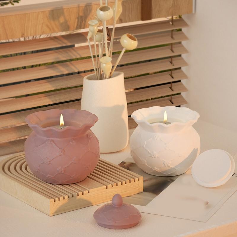 Jar Resin Mold with Lid Silicone Storage Box Mould for Epoxy Casting Resin Craft Jewelry Container Candle Holder Decors