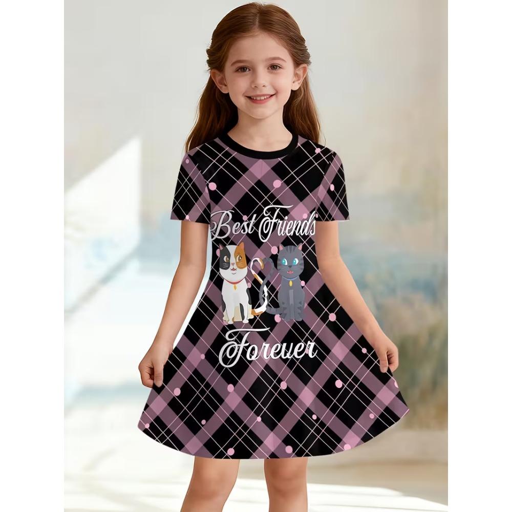 

Women s children s dress - fashionable, loose and simple design 100 cm