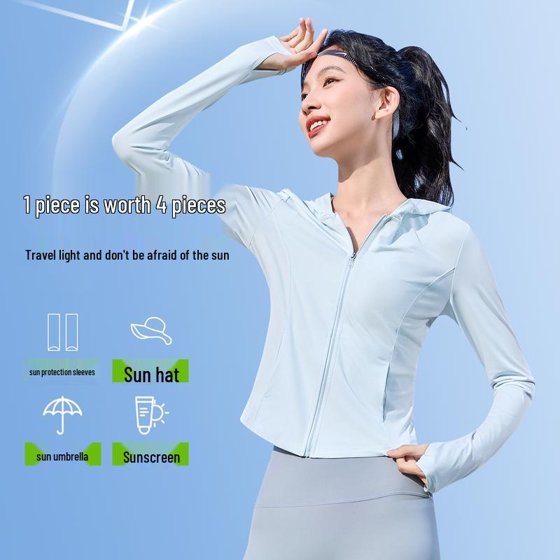 Warrior Women's Hooded Ice Silk Sun Protection Jacket