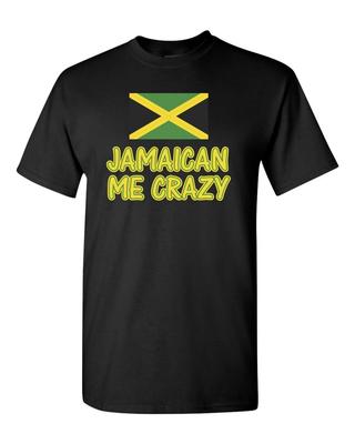 Jamaican Me Crazy Maglietta da Uomo con Bandiera Giamaicana 1860