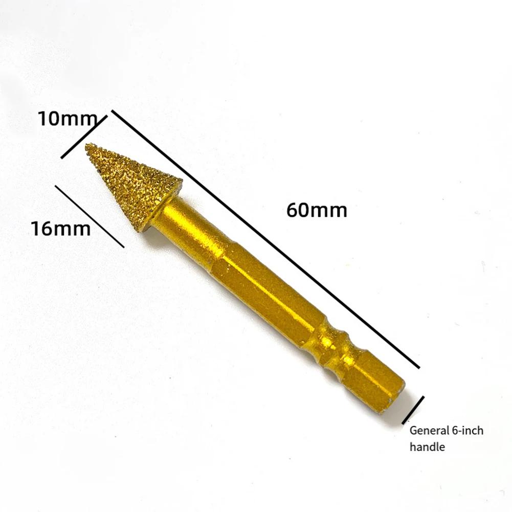 Compact Dimensions Diamond Grinding Bit Easy To Maneuver Jewelry Making Multi-functional Application 60mm Length About