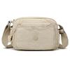 Nylonveske Dame Crossbody Skulderveske Flerlags Stor Kapasitet Vanntett Mammaveske