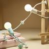 Veränderliche Form Lustiger Sportler Nachtlicht Knopfzellen Schreibtischlampe Für Schlafzimmer Badezimmer Flur Küche Weihnachtsdekorationen