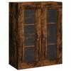VidaXL Armoire murale chêne fumé 69,5x34x90 cm 828457