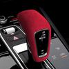 Car Interior Suede Gear Shifter Knob Cover Transmission Handle Lever Trim For Porsche Cayenne 2018