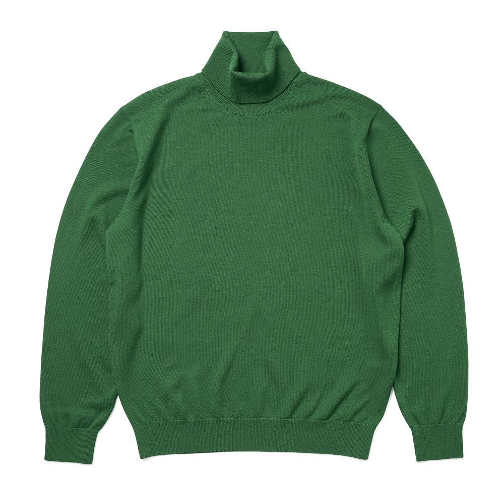 Berno [Casual] Turtle-Neck Knit E.Green Xl