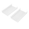 2PCS Makeup Brush Holder Clear Acrylic Horizontal Brush Drying Rack Organizer for Paint Brushes