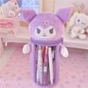 Cinnamonroll Pencil Case Plush Pen Small Item Writing Makeup Character Pouch, Pouch, Case, Utensils, Stationery, Pouch, Back-to-School Gift, Boys,