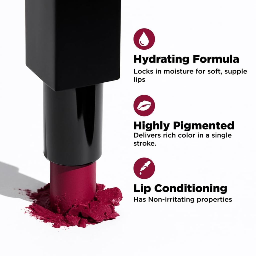 Blue Heaven Get Matte Lipstick, Soft Matte Finish and Lightweight Formula, Intense Pigment, Long-Lasting Lipsticks For Women, 105R, 4gm