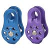 Aluminum Alloy Fixed Single Pulley Great for Rappelling Tree Climbing Strap