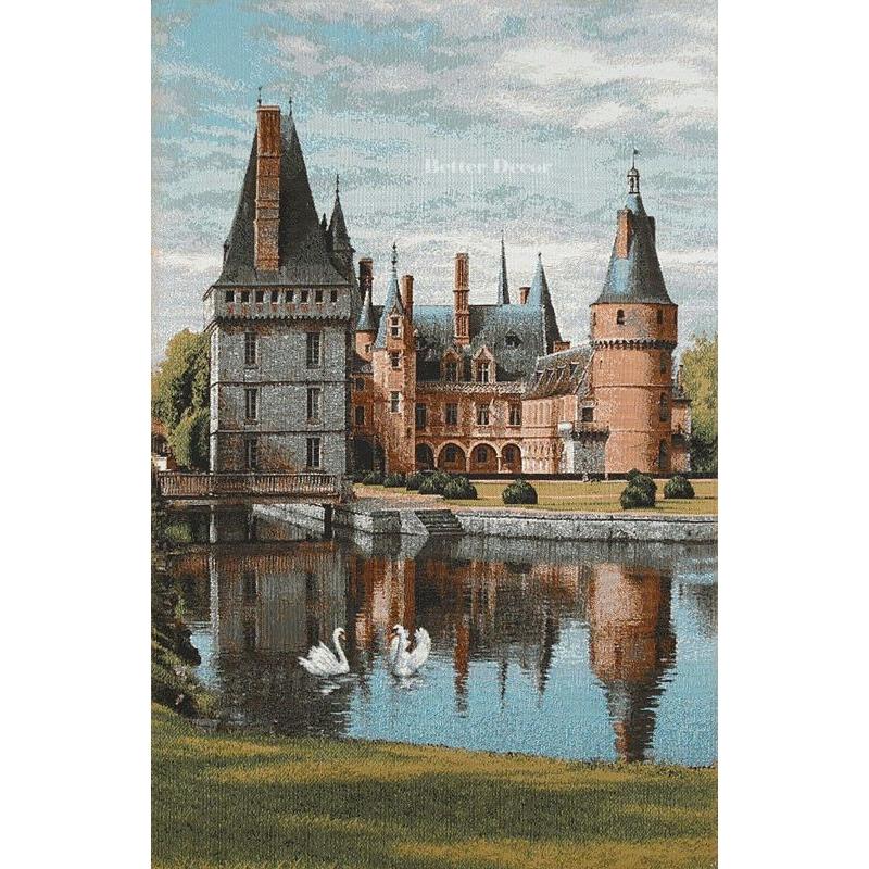 Tapestry jacquard fabric in medieval style 75x100
